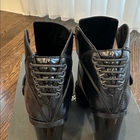 Proenza Schouler Black Open Toe High Heel Booties Size 38 NIB - Picture 4 of 15